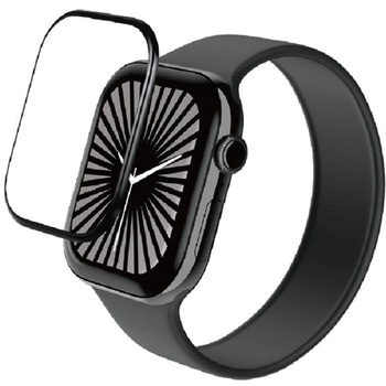 アップルウォッチ ガラス フィルム 【Apple Watch Series 10 46mm対応】 全面保護 高透明 エレコム