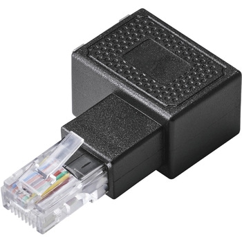 LANケーブル 延長コネクタ L字右向き 変換アダプタ Cat5e RJ45 中継コネクタ ギガビット対応 エレコム