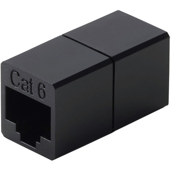 LANケーブル 延長コネクタ Cat6 RJ45 中継コネクタ ギガビット対応 コンパクト エレコム