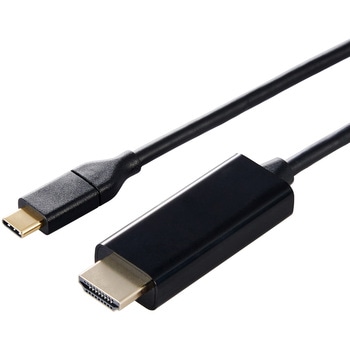 USB-C HDMI 変換ケーブル 2m 4K/60Hz対応 (Windows MacBook Chromebook Android iPhone iPad) ミラーリング エレコム