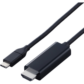 USB-C HDMI 変換ケーブル 柔らかく取り回しやすい 4K/60Hz対応 ミラーリング 映像出力 エレコム