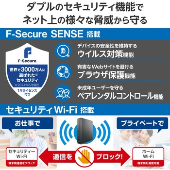 WiFi 無線LANルーター Wi-Fi 6 11ax/11ac 4804+1147Mbps IPv6 (IPoE) 対応 - エレコム