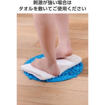 足ツボマット 指圧ボード 円形34cm 家庭用 足裏ケア 洗える 指圧マット 滑り止め加工 ECLEAR - エレコム