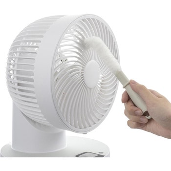サーキュレーターブラシ 2本入り 曲げて使える 隙間掃除 水洗い可 - オーム電機