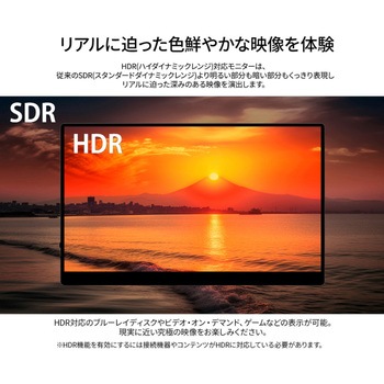 モバイルモニター13.3型/1920×1200/miniHDMI×1、USB-C×2/ブラック/スピーカー有/2年保証 JAPANNEXT