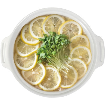 ビストロ・セラミックIH卓上鍋 ガラス蓋付 リブプラス