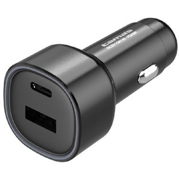 PD65Wカーチャージャー USB-C+A - 多摩電子