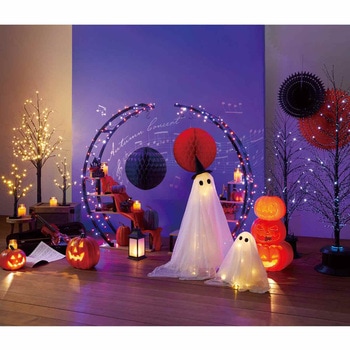秋のディスプレイ・ハロウィン装飾用品 LEDツインゴースト ストア・エキスプレス