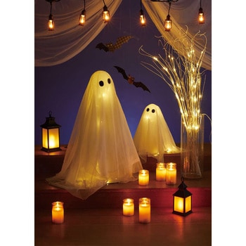秋のディスプレイ・ハロウィン装飾用品 LEDツインゴースト ストア・エキスプレス