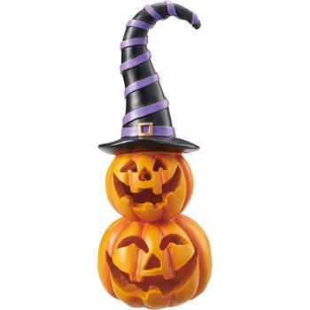 秋のディスプレイ・ハロウィン装飾用品 パンプキンオブジェ 2連パンプキン ストア・エキスプレス