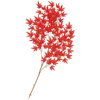 秋のディスプレイ・装飾用品 紅葉大枝 長さ110cm(造花)3本 ストア・エキスプレス