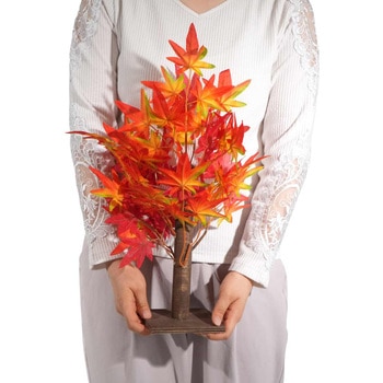 秋のディスプレイ・装飾用品 卓上紅葉立ち木(造花) ストア・エキスプレス