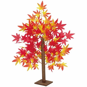 秋のディスプレイ・装飾用品 卓上紅葉立ち木(造花) ストア・エキスプレス