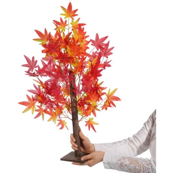 秋のディスプレイ・装飾用品 卓上紅葉立ち木(造花) ストア・エキスプレス