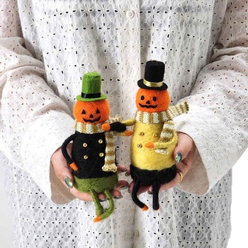 秋のディスプレイ・装飾用品 ハロウィンフェルトオーナメント ストア・エキスプレス