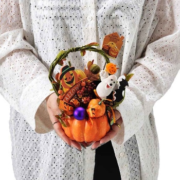 秋のディスプレイ・装飾用品 ハロウィンアレンジ 幅20cm(造花) ストア・エキスプレス