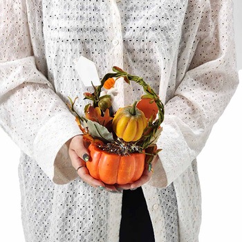 秋のディスプレイ・装飾用品 ハロウィンアレンジ 幅20cm(造花) ストア・エキスプレス