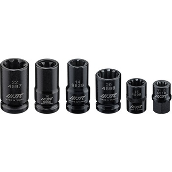 6PCS ブレーキキャリパーソケットセット JTC