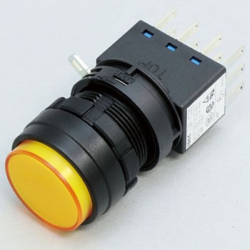 LWシリーズ 照光押ボタンスイッチΦ22 (丸形 突形レンズ LED) オルタネイト形 IDEC(和泉電気)