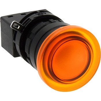 LWシリーズ 照光押ボタンスイッチΦ22 (丸形 Φ30大型レンズ LED) モメンタリ形 IDEC(和泉電気)