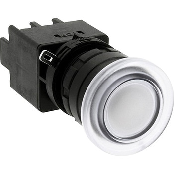 LWシリーズ 照光押ボタンスイッチΦ22 (丸形 Φ30大型レンズ LED) モメンタリ形 IDEC(和泉電気)