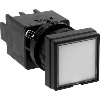 LWシリーズ 照光押ボタンスイッチΦ22 (正角形 平形レンズ LED) オルタネイト形 IDEC(和泉電気)