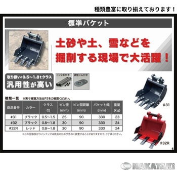 標準バケット NAKATAKI