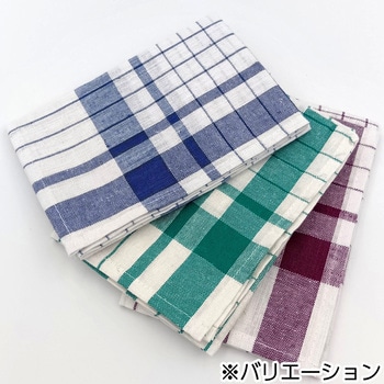 綿麻ふきん 格子柄 アベイチ