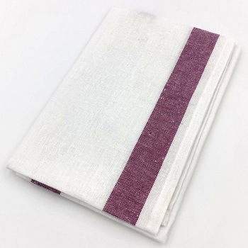 綿麻ふきん ライン柄 アベイチ