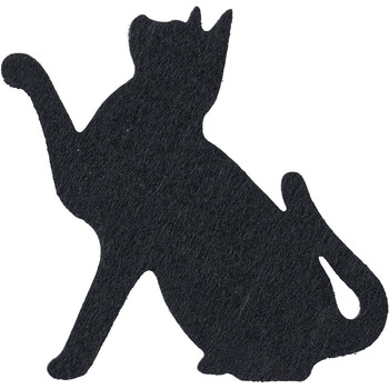 黒猫フェルトパーツB - 東京堂