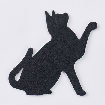 黒猫フェルトパーツB - 東京堂