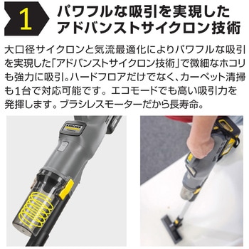 業務用コードレスクリーナー LVS 1/1 Bp ケルヒャー
