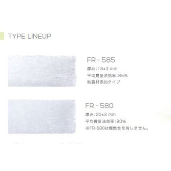 フィレドン エアフィルター 塗装ブース排気用 FR-580 標準サイズ カット品 フィレドン