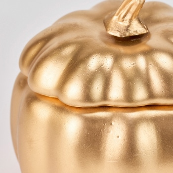 フタ付きゴールドパンプキン 東京堂