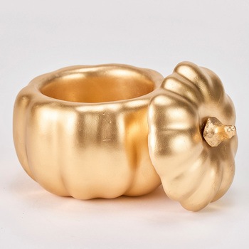 フタ付きゴールドパンプキン 東京堂