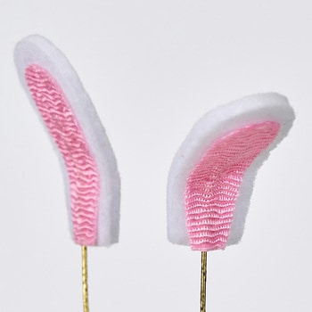 ちりめんうさ耳ピック 東京堂