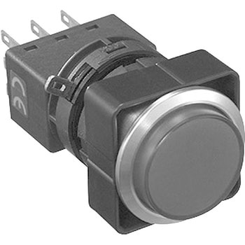 Φ25 フラッシュシルエットスイッチLWシリーズ 押ボタンスイッチ (丸形 突形ボタン) IDEC(和泉電気)