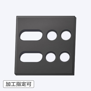 【オーダー】スポンジシート 7色 _6穴(2長穴+4穴)フリー指定 ノーブランド