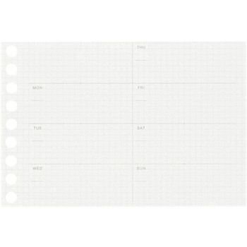 ミニサイズ ルーズリーフ 週間フリー マルマン