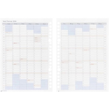 A5 ルーズリーフダイアリー月間2026 マルマン