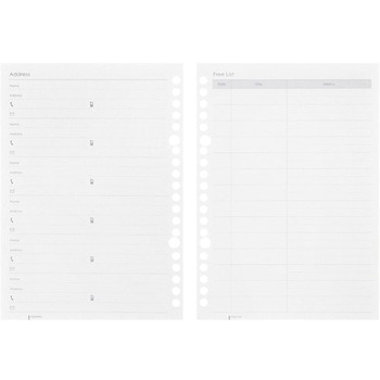 A5 ルーズリーフダイアリー月間2026 マルマン