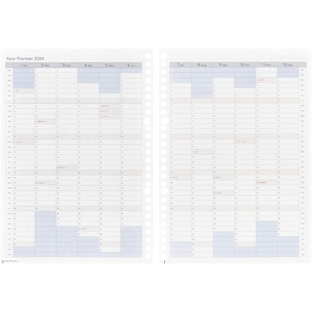 B5 ルーズリーフダイアリー月間2026 マルマン