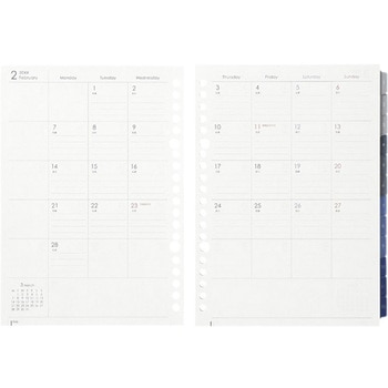 A5 ルーズリーフダイアリー週間2026 マルマン