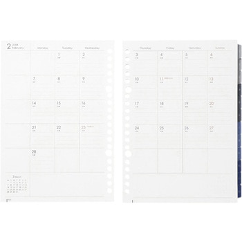 A5 ルーズリーフダイアリー週間2026 マルマン