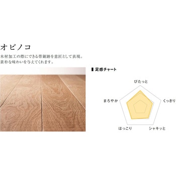 挽板フローリング コンビットモノ 挽板3.0 足感フロア - ウッドワン
