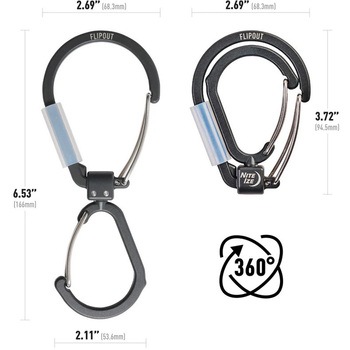 フリップアウトカラビナー NI59321 NiteIze