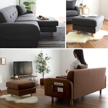 3人掛けカウチソファ【Zecta-ゼクタ-】 ホームテイスト