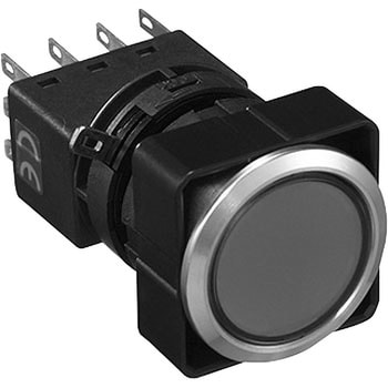 低廉 Φ25 フラッシュシルエットスイッチLWシリーズ 照光押ボタンスイッチ 公式ショップ 平形レンズ メタルベゼル 丸形