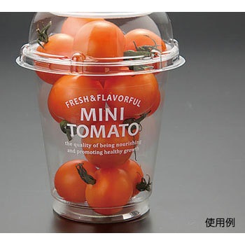 487387 PS ミニトマトカップ用透明ラベル 1袋(500枚) PackStyle(パック