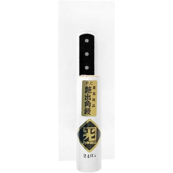 プラスチック艶出角鏝 (白) カネミツ[コテ]